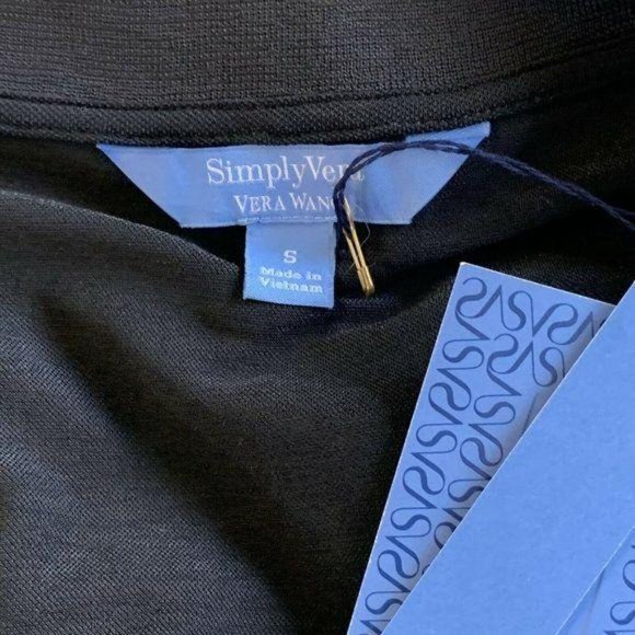 Simply Vera Wang Sleeveless Stretch Waist Tie Top - Picture 7 of 8